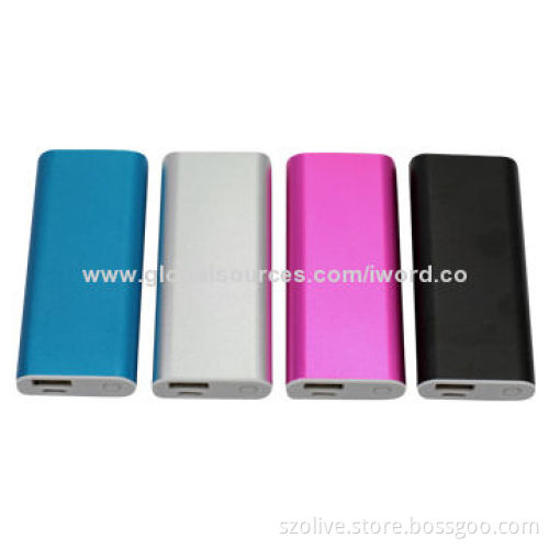 Wholesale Promotional 2,000mAh Power Banks with 5V/1,000mA Output and Over-discharge Protection